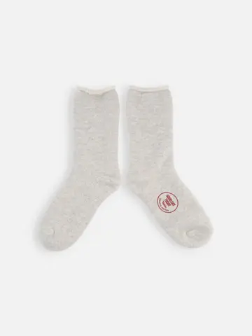 オーガニックコットンスウェットパイルルームソックス