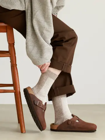 ふわふわラメバイカラージャカードソックス