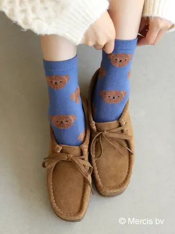 ボリスモール総柄ソックス