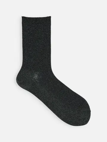 ラメ1×1リブソックス