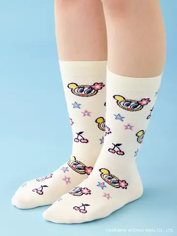 ナルミヤキャラクターズ 総柄ソックス