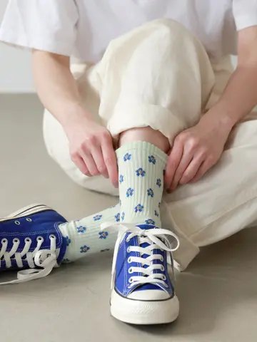 アメリブプチフラワーソックス