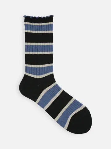 メロウマルチボーダーリブソックス