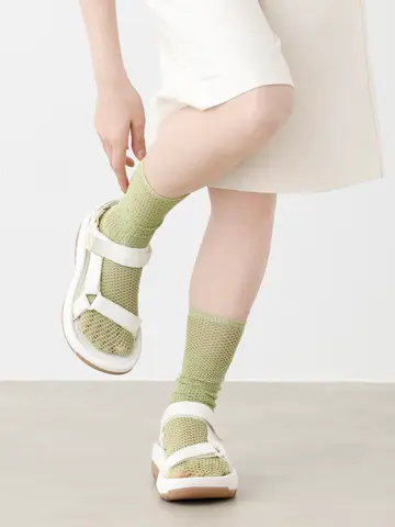フィッシュネット風オールメッシュソックス