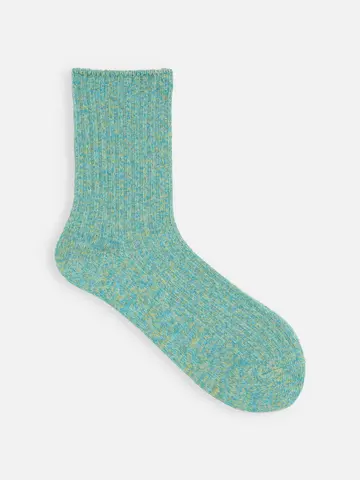 ツイストMIXカラーリブソックス