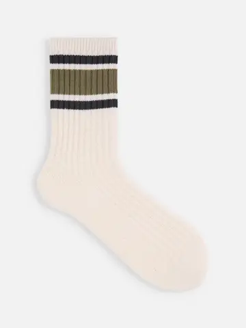 コットンネップサンドイッチラインソックス