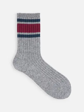 コットンネップサンドイッチラインソックス