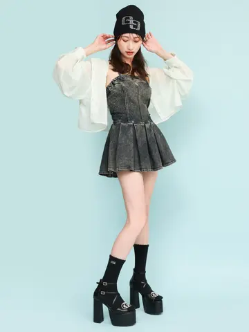 【GYDA×靴下屋】刺繍アメリブソックス