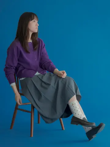 【Epyuk】プレート付きモールドットソックス