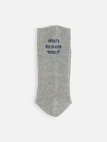 メッセージ刺繍ソックス