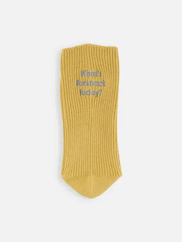 メッセージ刺繍ソックス