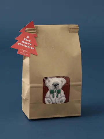【WEB限定】クリスマスパッケージ ワッペン風刺繍ソックス