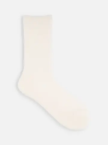 毛混足底パイルリブスリーク