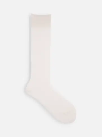 コットンシアーリブルーズソックス