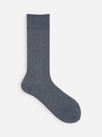 薄手ラメ9×2リブソックス