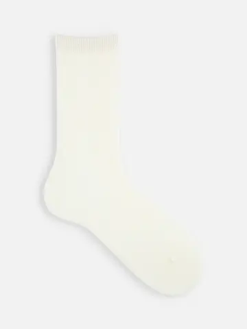 PUREWOOL薄手3×1リブスリーク