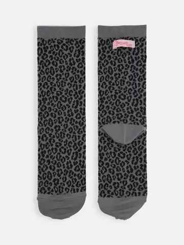 ヴィンテージレオパードミディ丈ソックス