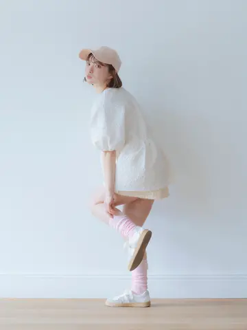 ptiéeレースタグガーゼハイカット