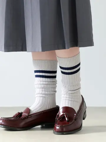 2本ラインリブハイカット