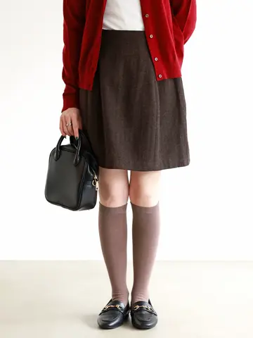 無地ハイソックス