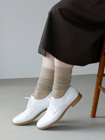 透けラメハイソックス