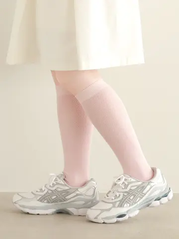 スポンジメッシュハイソックス