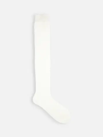 無地ニーハイソックス