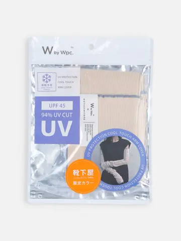 【W by Wpc.×靴下屋コラボ】ひんやりUVカットアームカバー