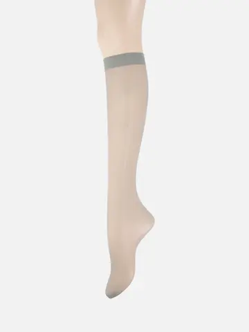 【伝線しにくい】なめらか引き締めハイソックス丈ストッキング