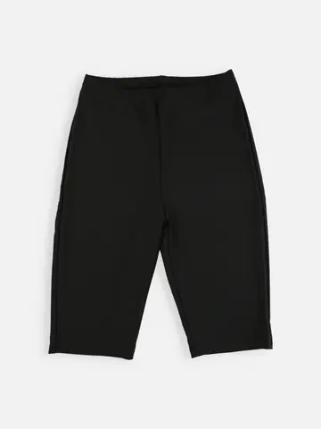 縫製無地レギンス４分丈