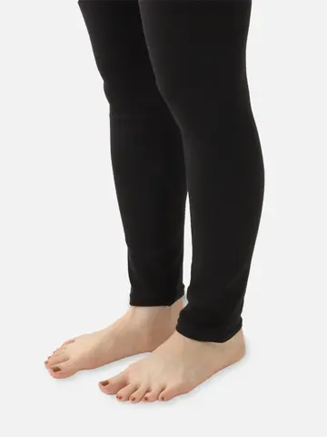 縫製綿裏起毛レギンス10分丈