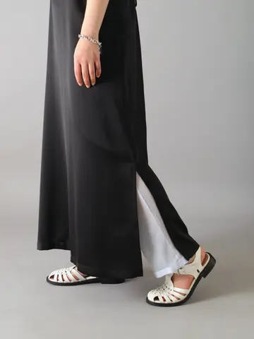 縫製チュールパンツレギンス