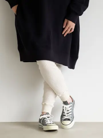 【綿100%】サーマルレギンス10分丈