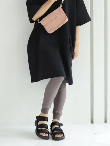 【綿100%】サーマルレギンス10分丈