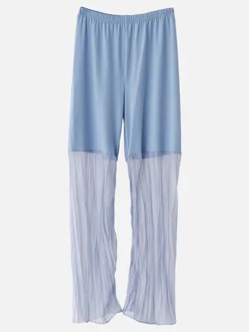 縫製ランダムプリーツレギンス 11分丈