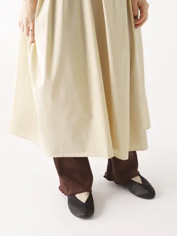 縫製フレアレギンス11分丈