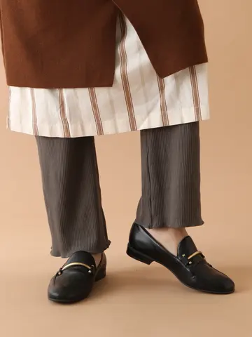 縫製フレアレギンス11分丈