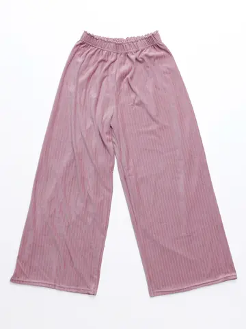 縫製コットンベロアレギンス