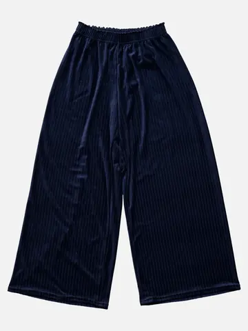 【綿混】縫製コットンベロアレギンス
