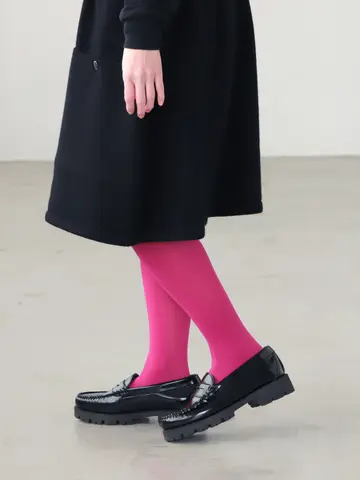 PINK  タイツ ラックス ハイライズウエスト カラーブロック タイツ / Lux High