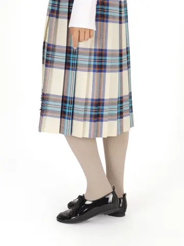 綿混400デニール 3×1リブタイツ