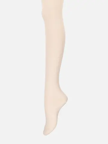 綿混250デニール 3×1リブタイツ