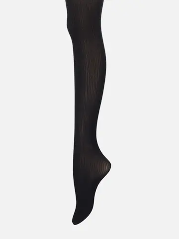 150デニール2×2リブタイツ