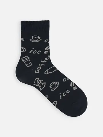 【メンズ】COFFEEショートソックス