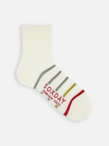 【メンズ】意外と履きやすいアメリブボーダーショートソックス