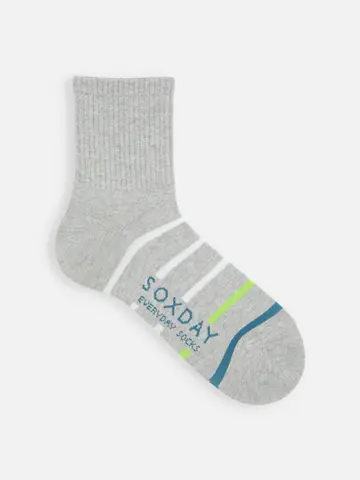 【メンズ】意外と履きやすいアメリブボーダーショートソックス