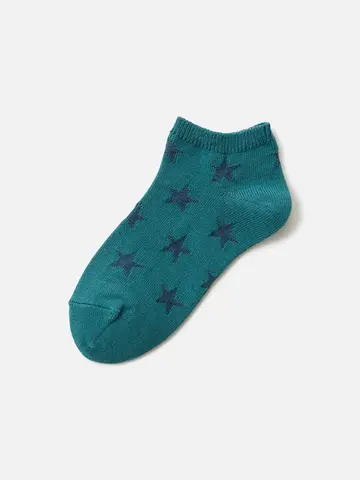 【キッズ】星柄リンクススニーカー丈ソックス / 19-21cm