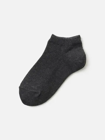 キッズ 表糸コットン100％で毛玉が出来にくい:スニーカー用ソックス19～21cm