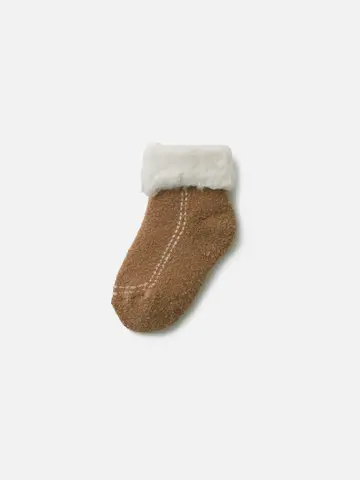 キッズ 裏起毛ホイップムートン風ソックス13～15cm