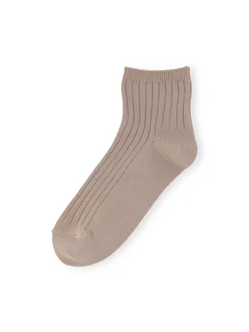 キッズ 表糸綿100％で毛玉が出来にくいショートソックス / 16-18cm
